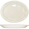 International Tableware 9 3/4 in x 7 Plate With Narrow Rim, PK24 VA-12